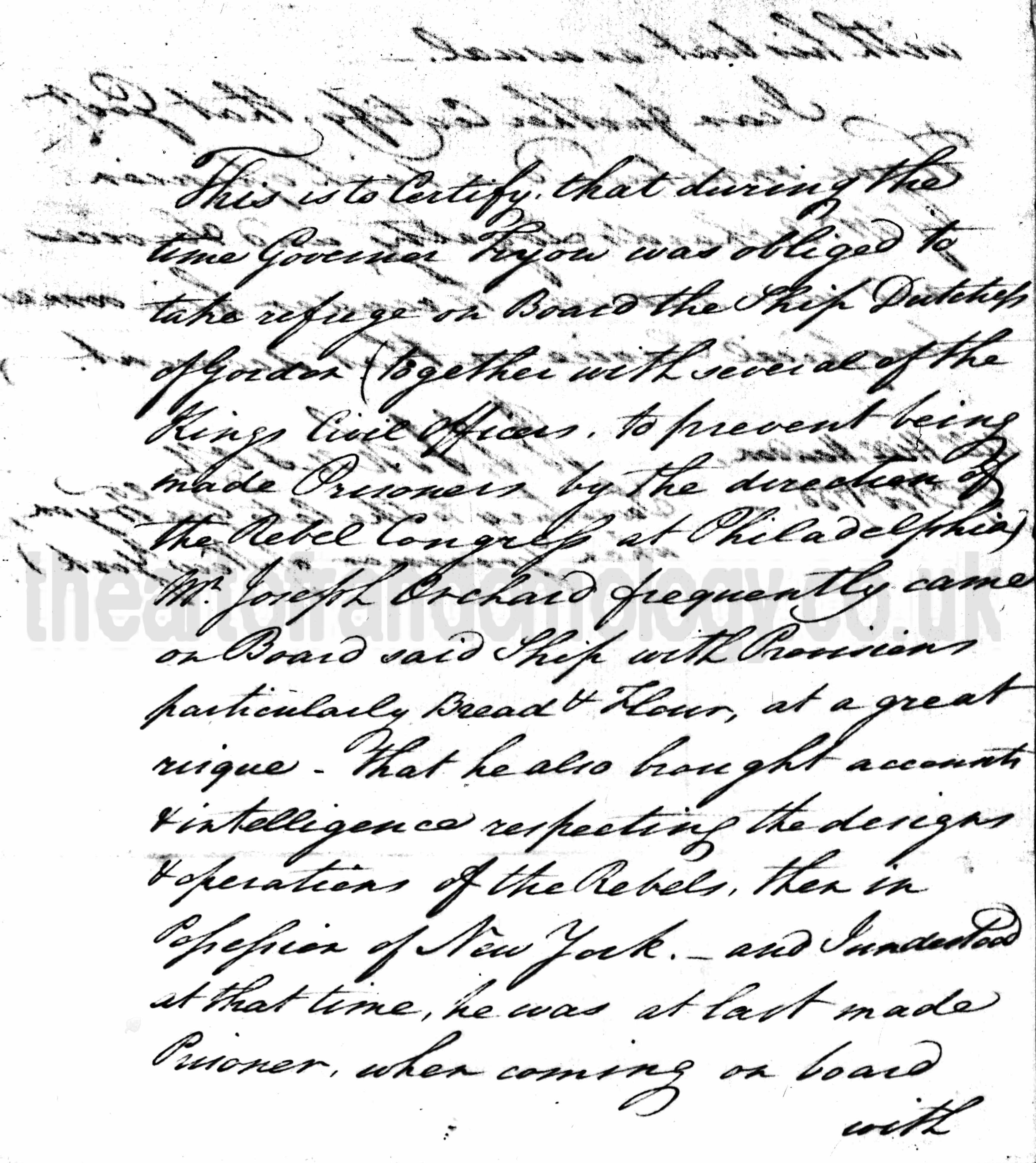 Attestation of B. J. Johnson, page 1