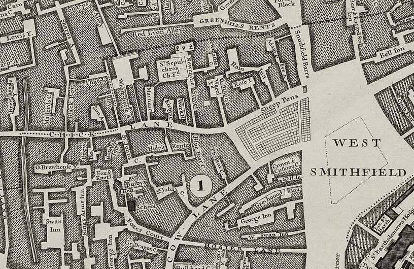 John Rocque London, 1746 mapco.net 